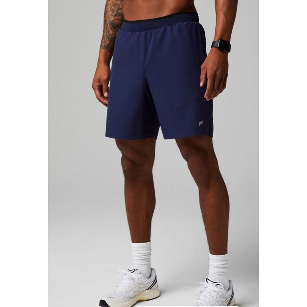 Fabletics The 7” Fundamental Short 11 Lined Men’s Size Medium -Navy Blue